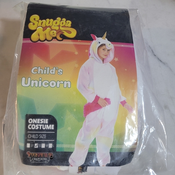 Spooktacular Creations Unisex Child Pajama Plush Onesie One Piece Unicorn Animal - Picture 2 of 5